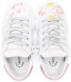 Monnalisa floral-print lace-up sneakers White - Thumbnail 3