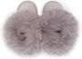 Monnalisa fur-trim detail ankle boots Grey - Thumbnail 3