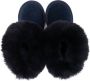 Monnalisa shearling-detail ankle boots Blue - Thumbnail 3