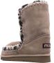 Mou constrast-stitching moccasin boots Neutrals - Thumbnail 2