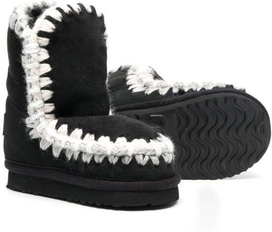 Mou Kids Eskimo ankle boots Black