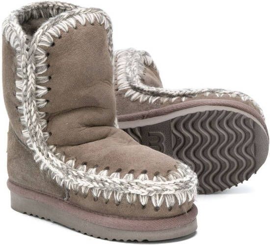 Mou Kids Eskimo ankle boots Grey