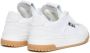 MSGM Kids logo-print leather sneakers White - Thumbnail 2