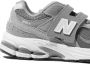 New Balance Kids 2002 Hook  Loop panelled sneakers Silver - Thumbnail 3