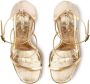 Off-White strappy leather sandals Gold - Thumbnail 2