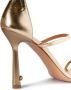 Off-White strappy leather sandals Gold - Thumbnail 4