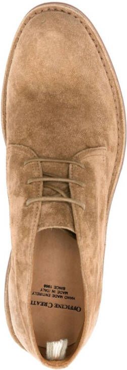 Officine Creative Kent 002 suede ankle boots Neutrals