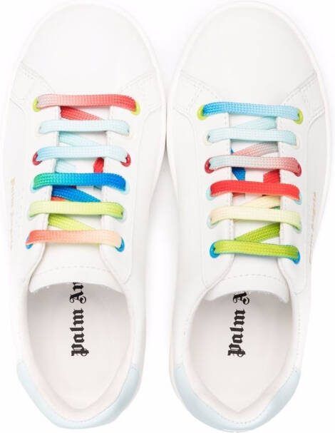 Palm Angels Kids logo-print low-top sneakers White
