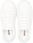 Palm Angels Kids low-top leather sneakers White - Thumbnail 3