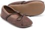 Pèpè bow-detail suede ballerinas Brown - Thumbnail 1