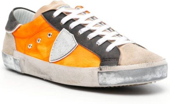 Philippe Model Paris Prsx distressed-effect sneakers Orange