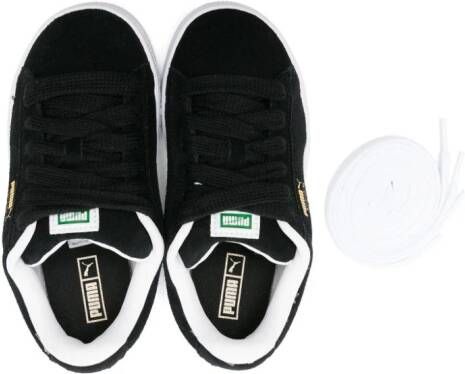Puma Kids XL suede sneakers Black