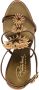 Roberto Cavalli Jewel 110mm leather sandals Brown - Thumbnail 3