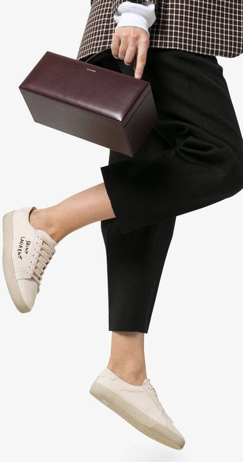 Saint Laurent Court Classic canvas sneakers Neutrals - Picture 2