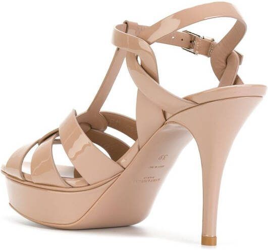 Saint Laurent 75mm Tribute sandals Neutrals - Picture 2