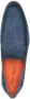 Santoni almond-toe denim loafers Blue - Thumbnail 4