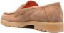 Santoni almond-toe suede loafers Brown - Thumbnail 3