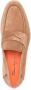 Santoni almond-toe suede loafers Brown - Thumbnail 4