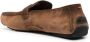 Santoni buckle-detail calf-leather loafers Brown - Thumbnail 3