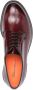 Santoni calf leather derby shoes Red - Thumbnail 4