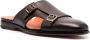 Santoni contrasting monk slippers Brown - Thumbnail 2