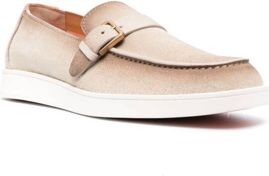 Santoni Dread suede loafers Neutrals