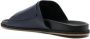 Santoni flat leather sandals Blue - Thumbnail 3