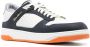 Santoni Goran panelled leather sneakers White - Thumbnail 2