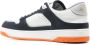 Santoni Goran panelled leather sneakers White - Thumbnail 3