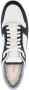 Santoni Goran panelled leather sneakers White - Thumbnail 4