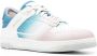 Santoni lace-up leather sneakers Pink - Thumbnail 2