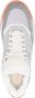 Santoni logo-embroidered panelled sneakers Grey - Thumbnail 4