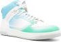 Santoni logo-print hi-top sneakers Green - Thumbnail 2