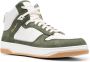 Santoni logo-print hi-top sneakers White - Thumbnail 2