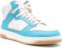 Santoni panelled lace-up sneakers White - Thumbnail 2