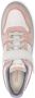 Santoni panelled leather sneakers Pink - Thumbnail 4