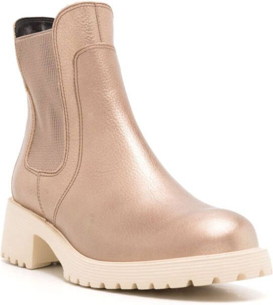 Sarah Chofakian Mirre Chelsea boots Gold