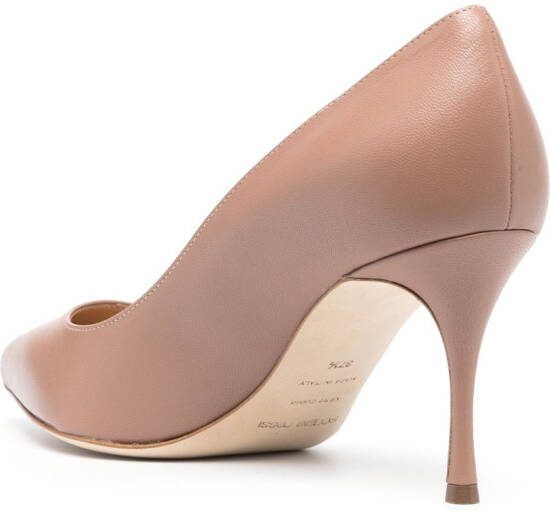Sergio Rossi Godiva 75mm pointed toe pumps Neutrals