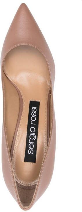 Sergio Rossi Godiva 75mm pointed toe pumps Neutrals