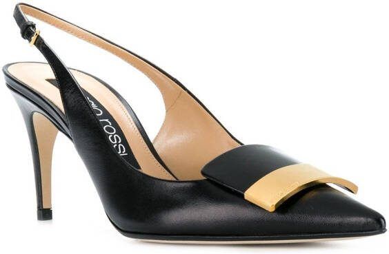 Sergio Rossi SR1 75mm pointed pumps Black