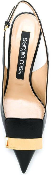 Sergio Rossi SR1 75mm pointed pumps Black