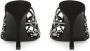 Sergio Rossi 90mm SR Mermaid leather sandals Black - Thumbnail 3