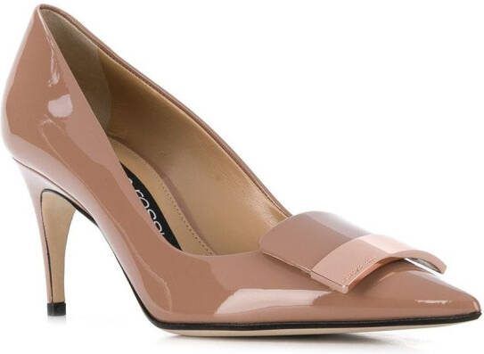 Sergio Rossi sr1 embellished pumps Neutrals