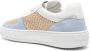 Stuart Weitzman Courtside panelled raffia sneakers Blue - Thumbnail 2