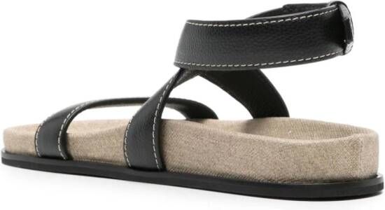 TOTEME The Chunky leather sandals Black