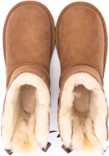 UGG Kids Bailey Bow II ankle boots Brown
