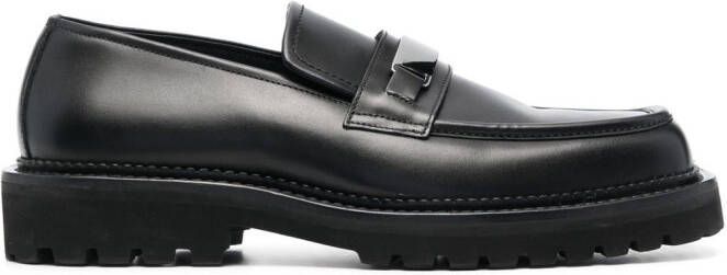 Filippa K square-toe suede loafers Black - Picture 6