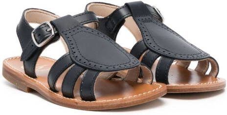 Gallucci Kids open toe cut-out sandals Blue