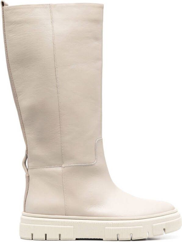 Geox Isotte leather boots Neutrals