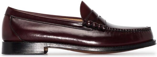 G.H. Bass  Co. Weejuns Larson penny-slot loafers Brown
